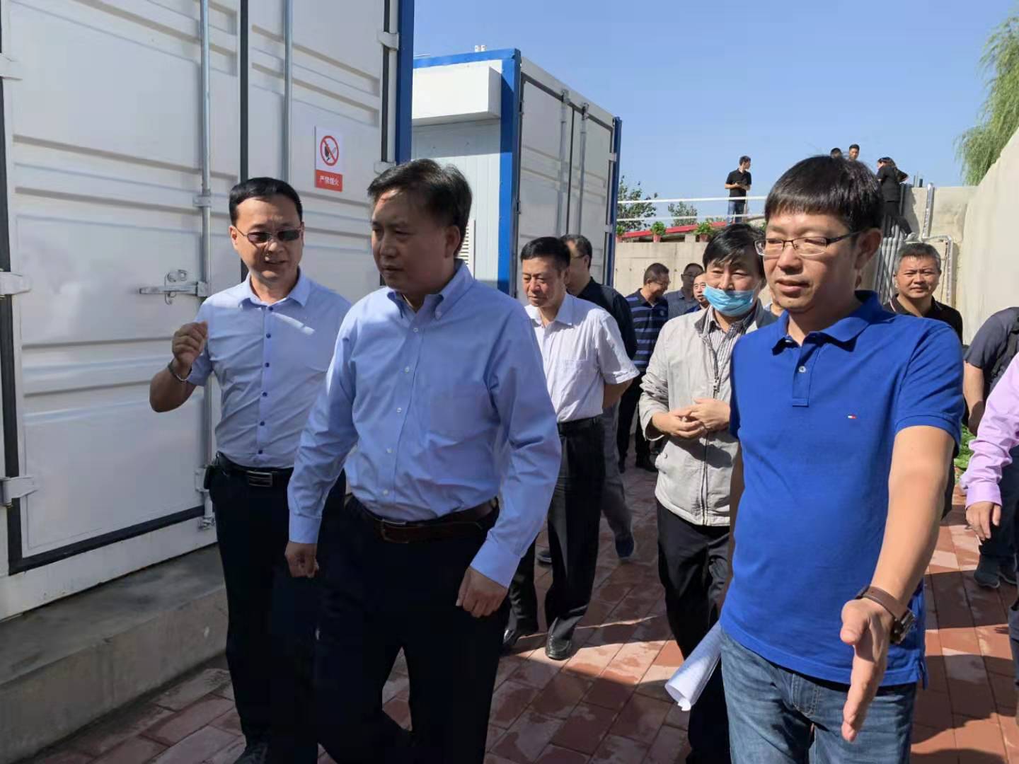 河北省生态环境厅厅长高建民组织参观考察开云官方网页版_开云(中国)环保污水分散源治理项目运行情况